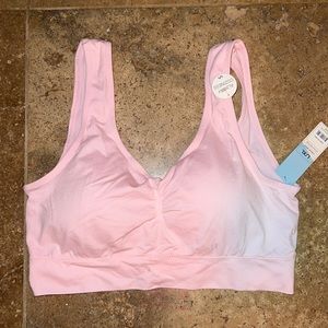 New Fitwell pink bra large